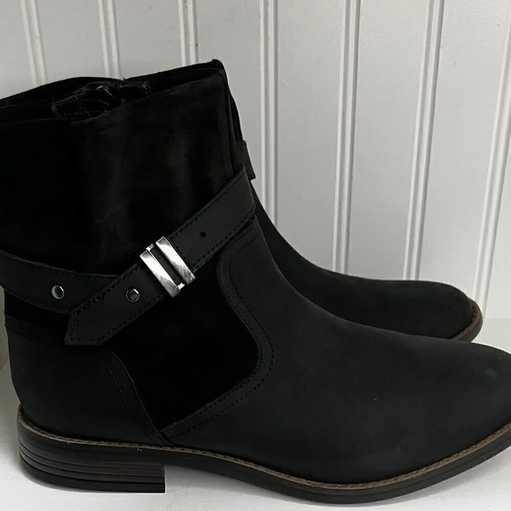 Clarks Womens Camzin Strap Strappy Dressy Ankle Boots Size 9